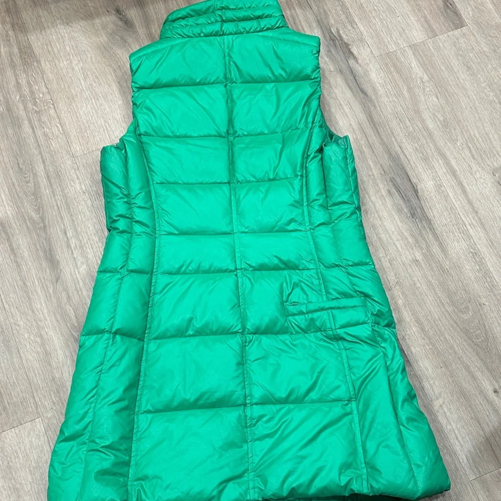Coatology Green Puffer Vest with Zipper - Picture 4 of 4